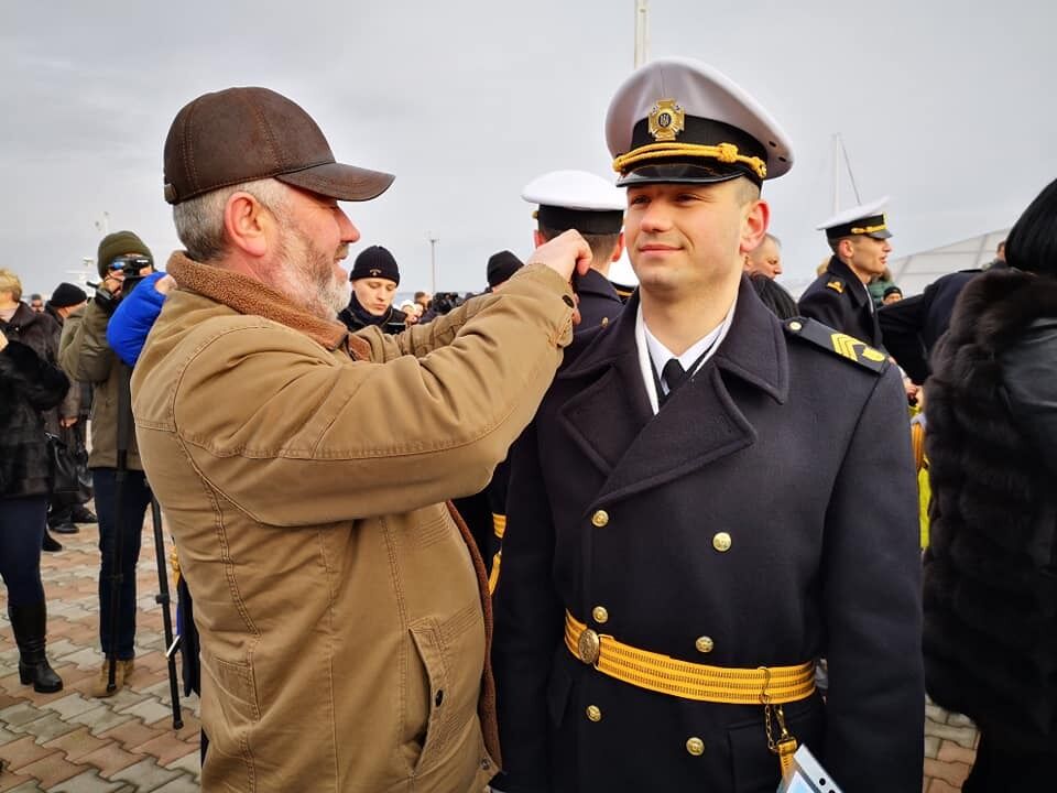 В Одесі випустилися 45 військових моряків