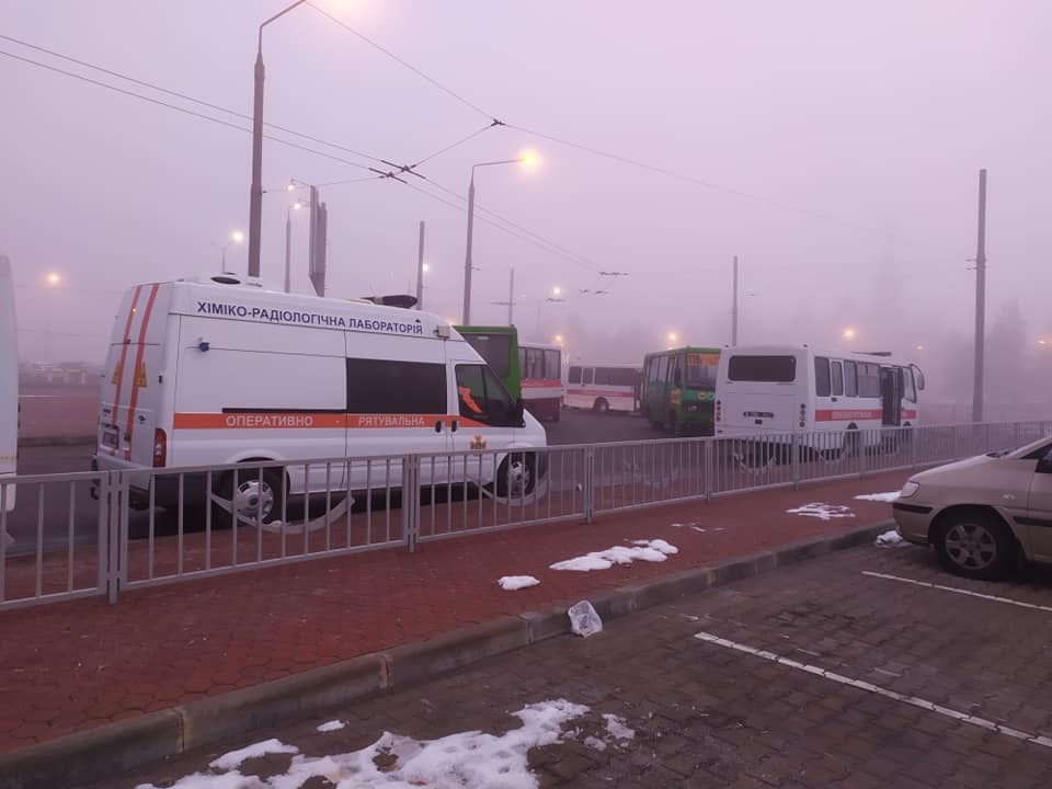 Подготовка к встрече эвакуированных из Уханя украинцев