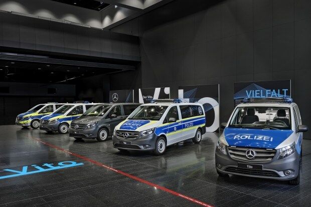Автомобілі Mercedes-Benz для поліції