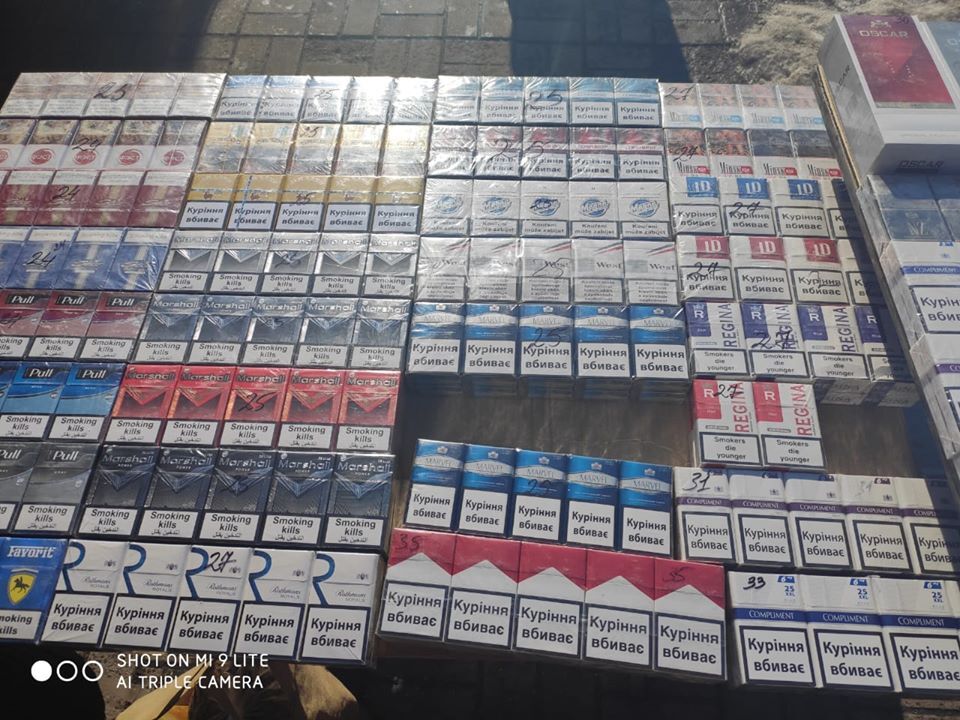 У Донецькій області виявлено контрабандні сигарети