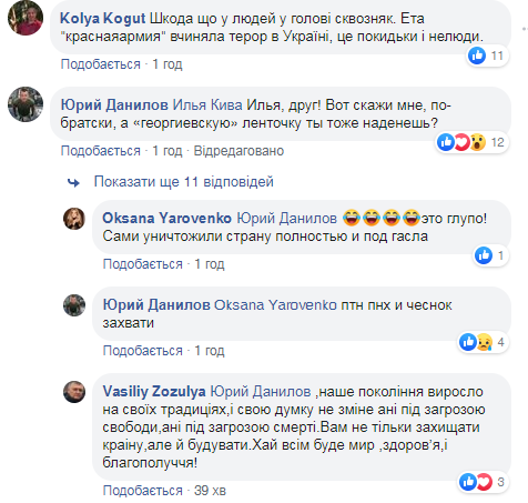 Коментарі українців