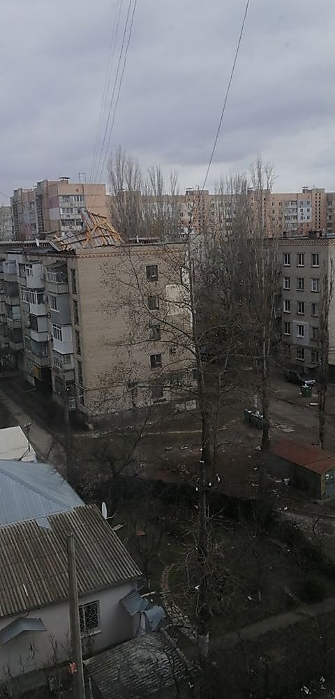 Ураганний вітер у Миколаєві