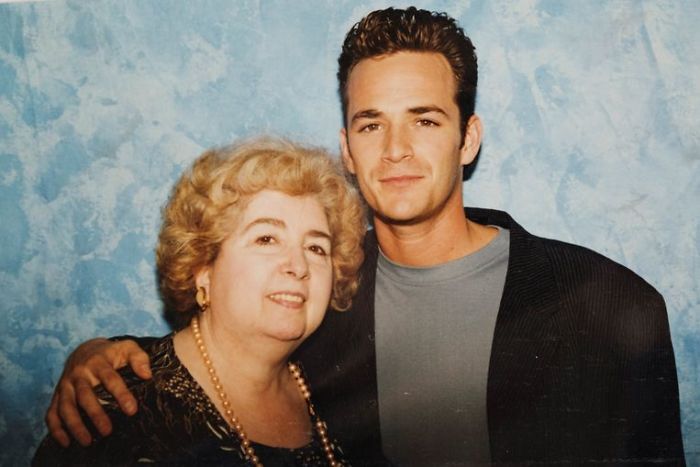 Марія Снейс-Лаглер з Люком Перрі