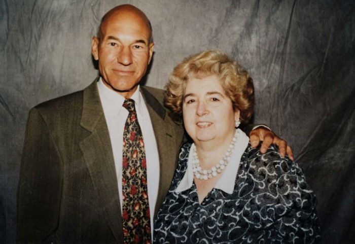 Марія Снейс-Лаглер з Патріком Стюартом