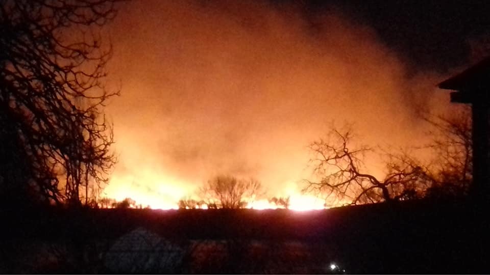 На Одещині в заповіднику спалахнув страшний пожежа