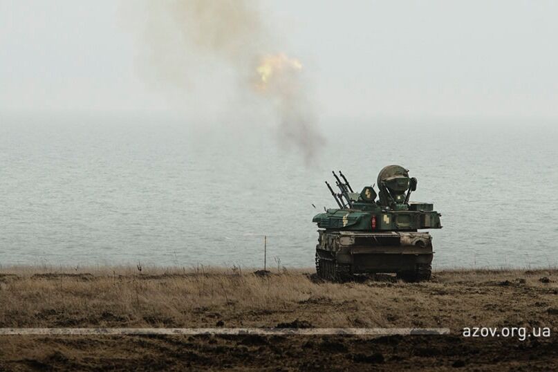 Учения на побережье Азовского моря