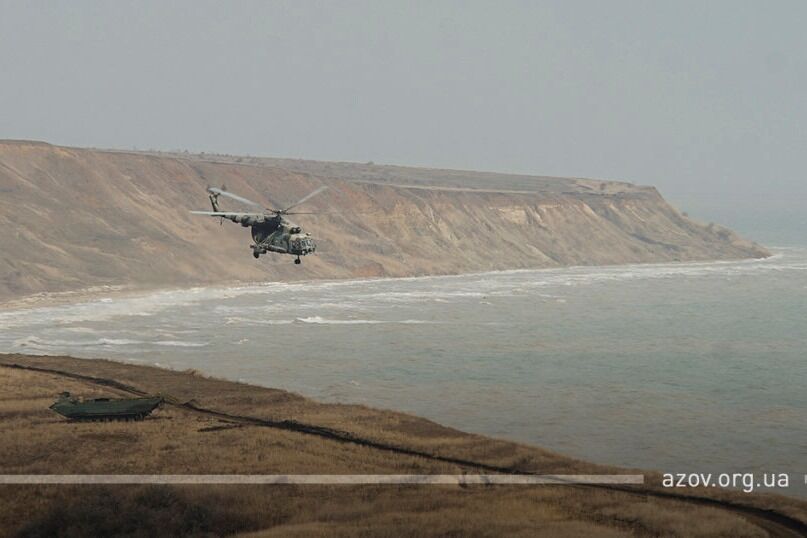 Учения на побережье Азовского моря