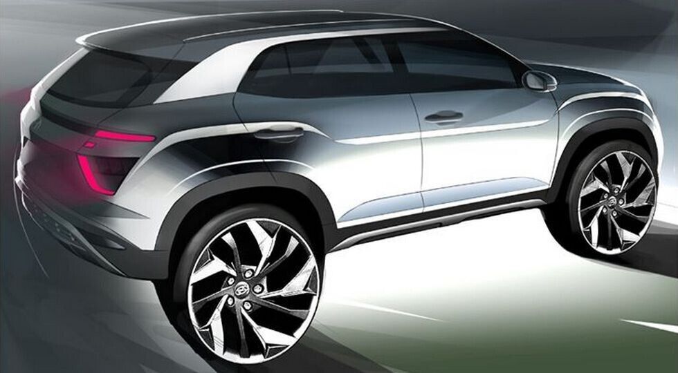 Стильные задние фонари – яркий элемент внешности нового Hyundai Creta