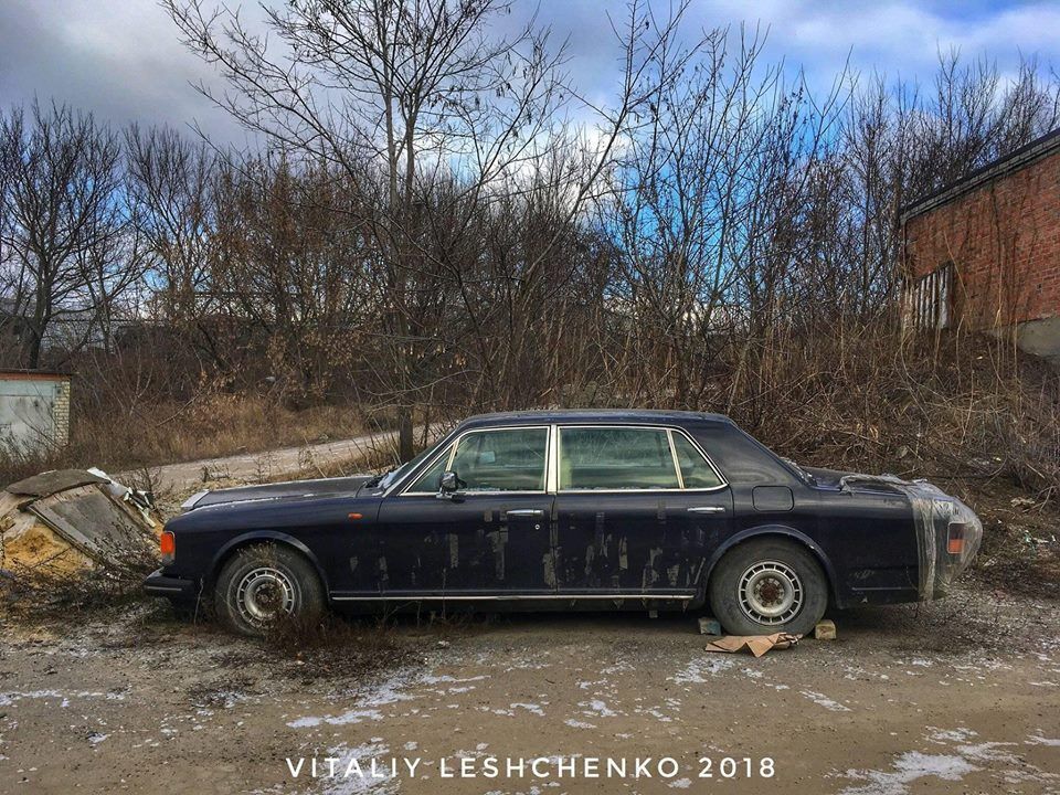 Брошенный Rolls-Royce Silver Spur II уже в 2018 году