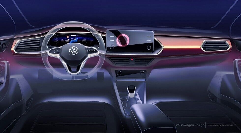 Стильный салон Volkswagen Polo получил современное оснащение