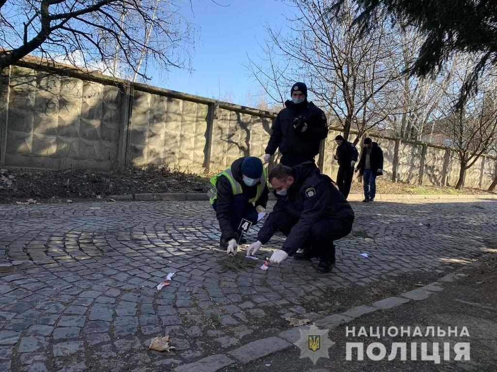 Місце перестрілки в Мукачевому