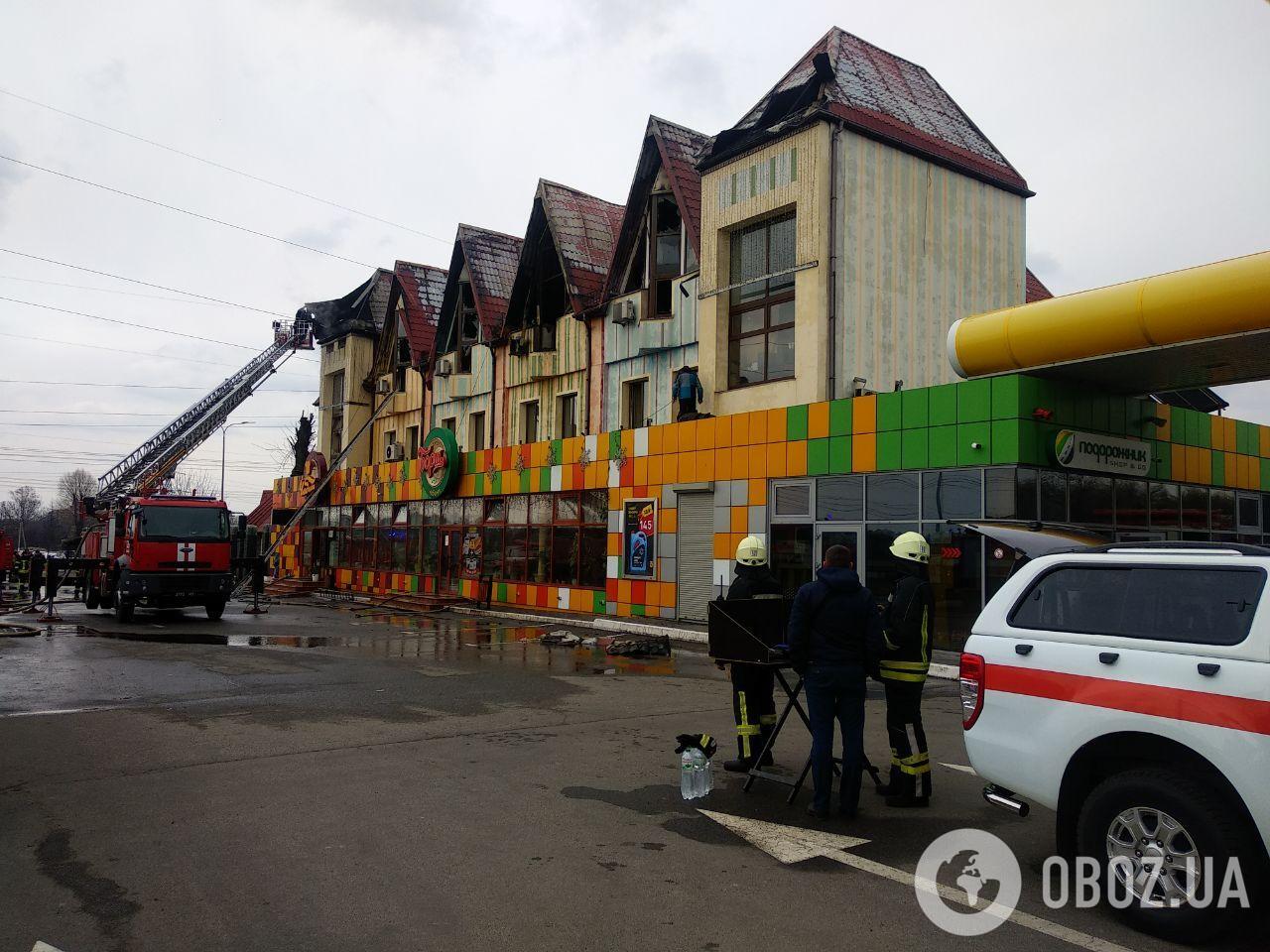 Пожар в отеле в Чабанах