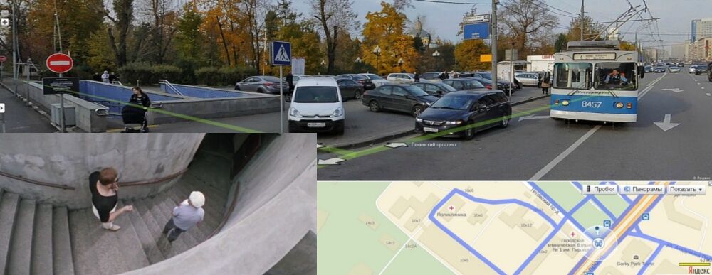 Вход в подземный туалет, где верзила напугал Семена Семеныча