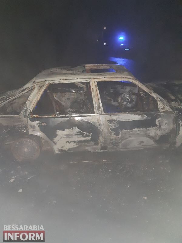 На Одесщине водитель погиб в огненном ДТП