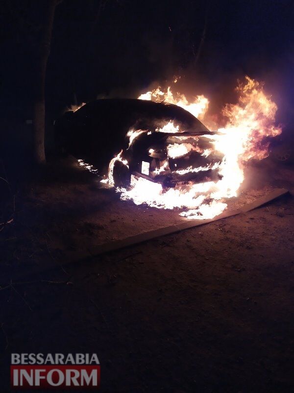 На Одесщине сгорела прокурорская иномарка