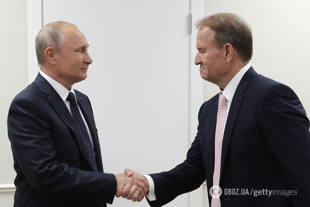 Путин и Медведчук в Кремле