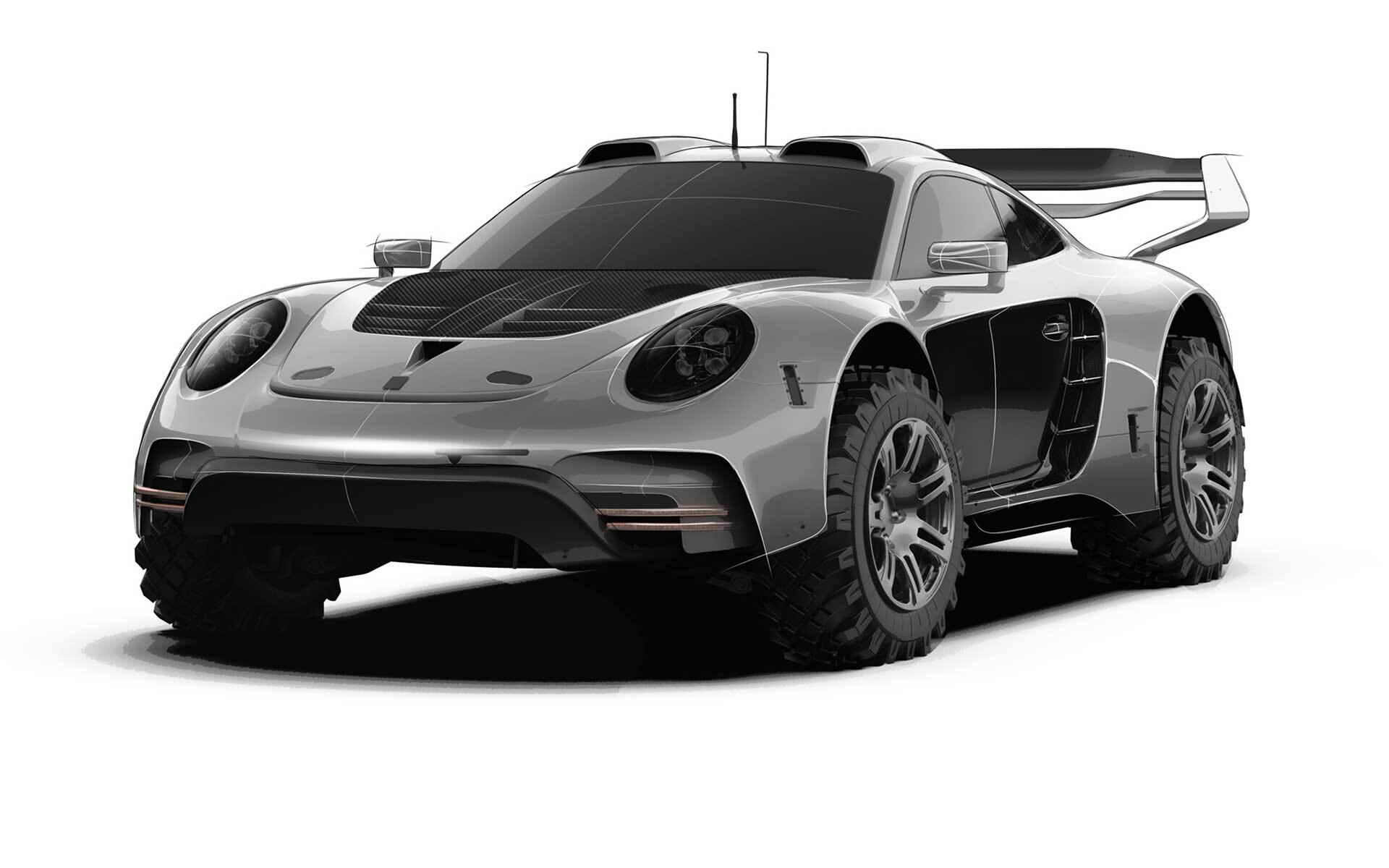 Gemballa Avalanche 4х4 – проект уникального полноприводного суперкара на базе модели Porsche 911