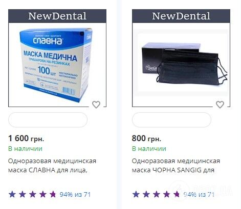 Медицинские маски в Днепре