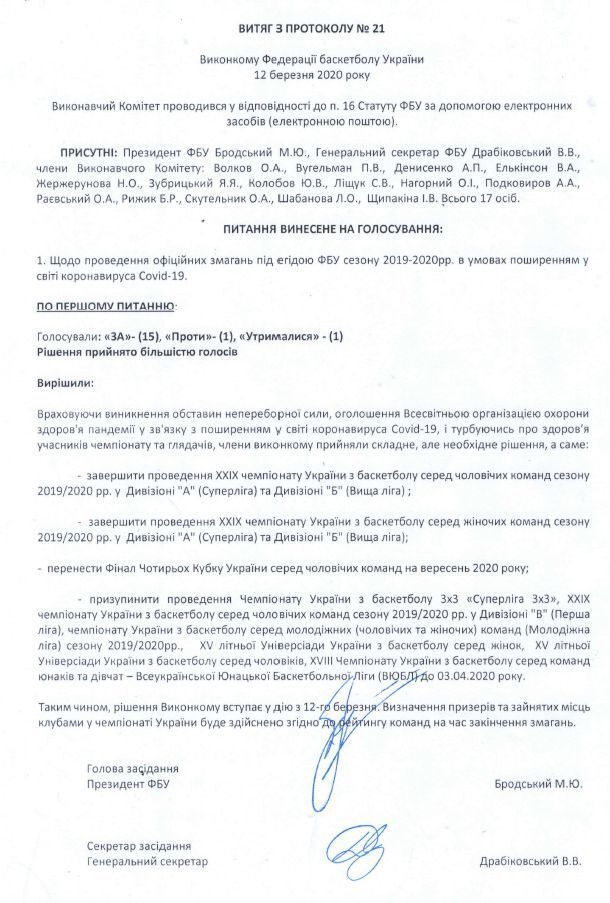 "Навіщо ризикувати?" Бродський пояснив завершення сезону Суперліги Парі-Матч