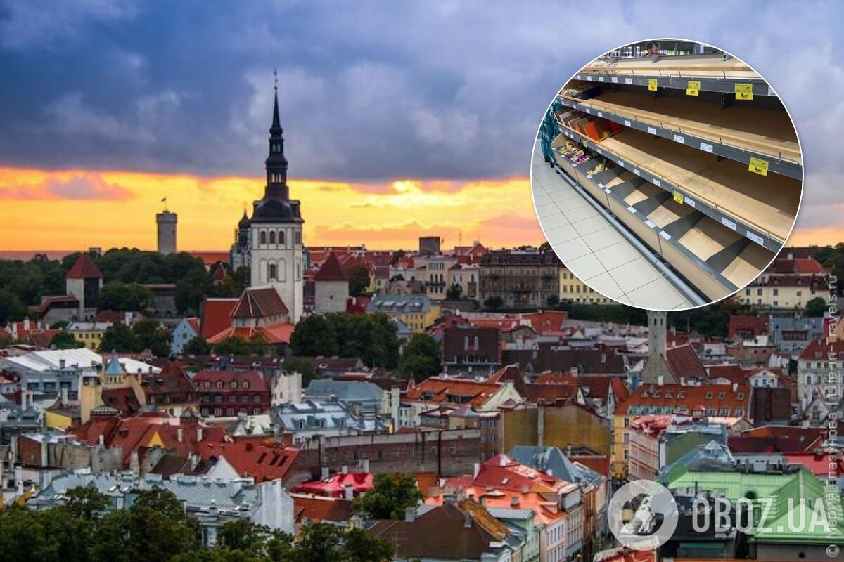 В Естонії ввели надзвичайний стан через коронавірус: з полиць магазинів почали зникати продукти