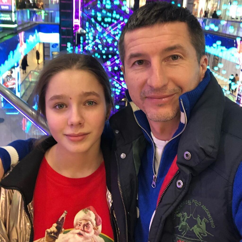 Дочь Юлии Началовой с папой