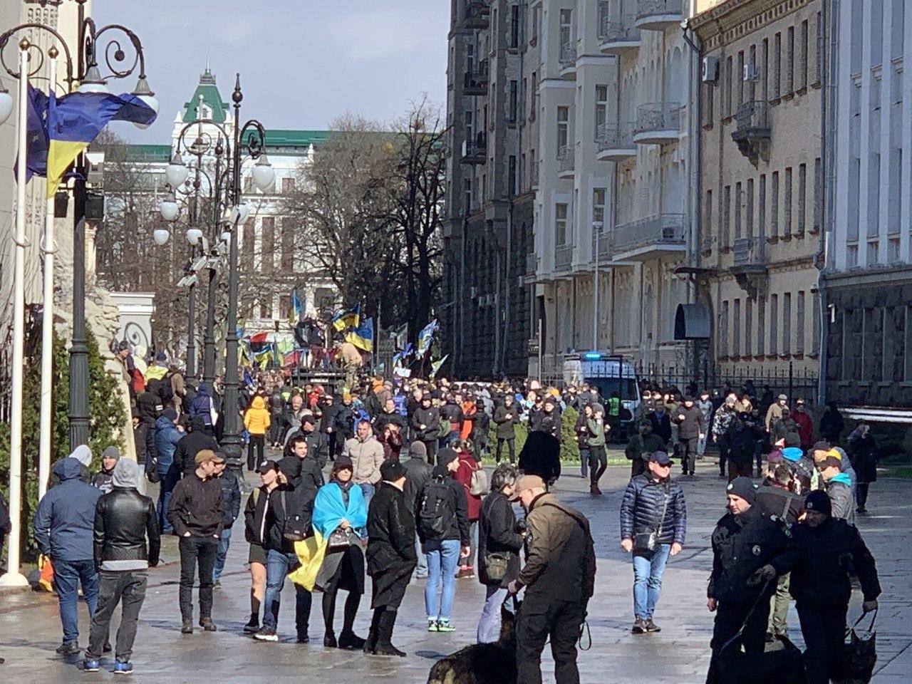 Марш патриотов в Киеве