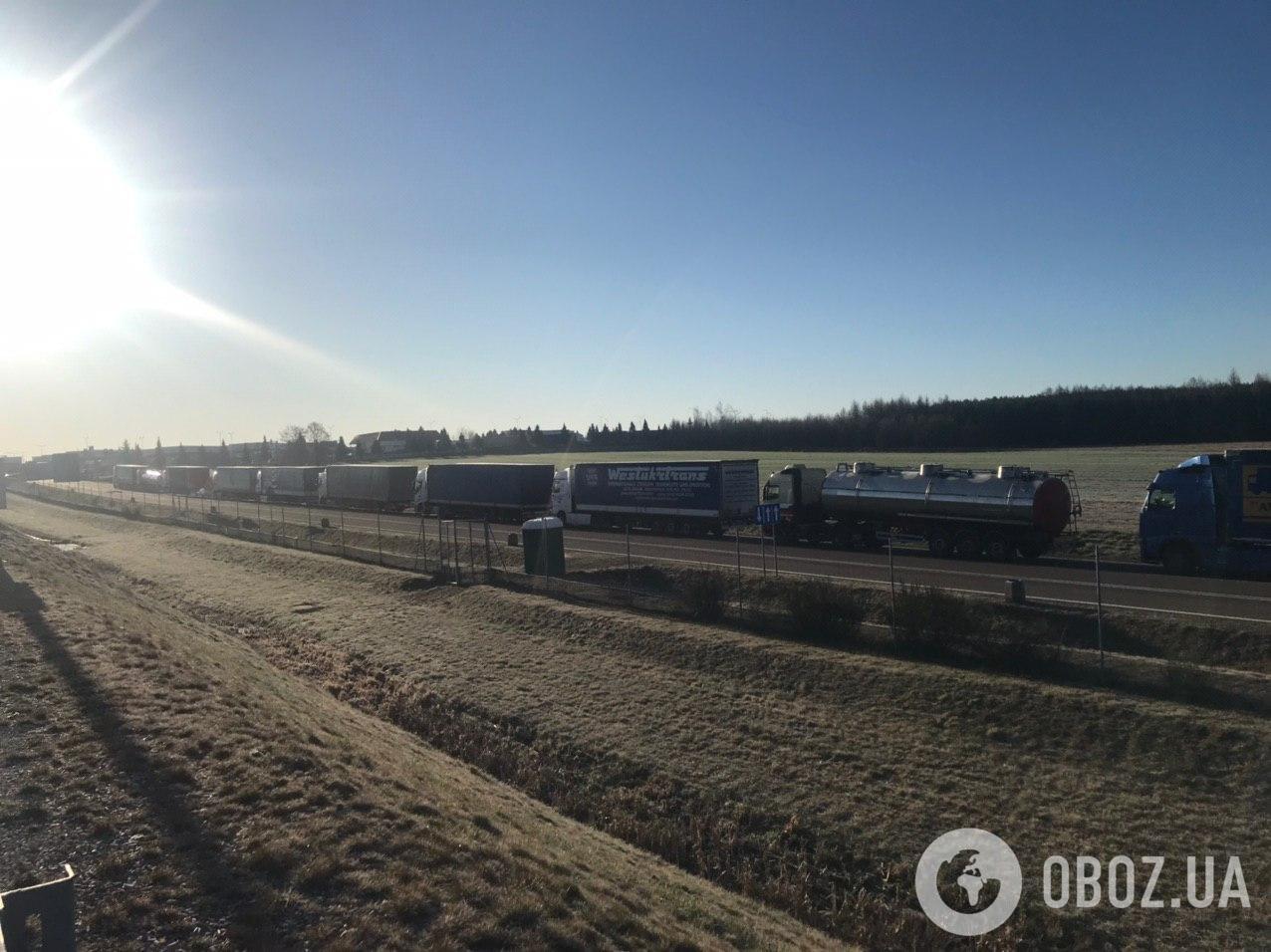 На границе с Польшей забастовка из-за коронавируса