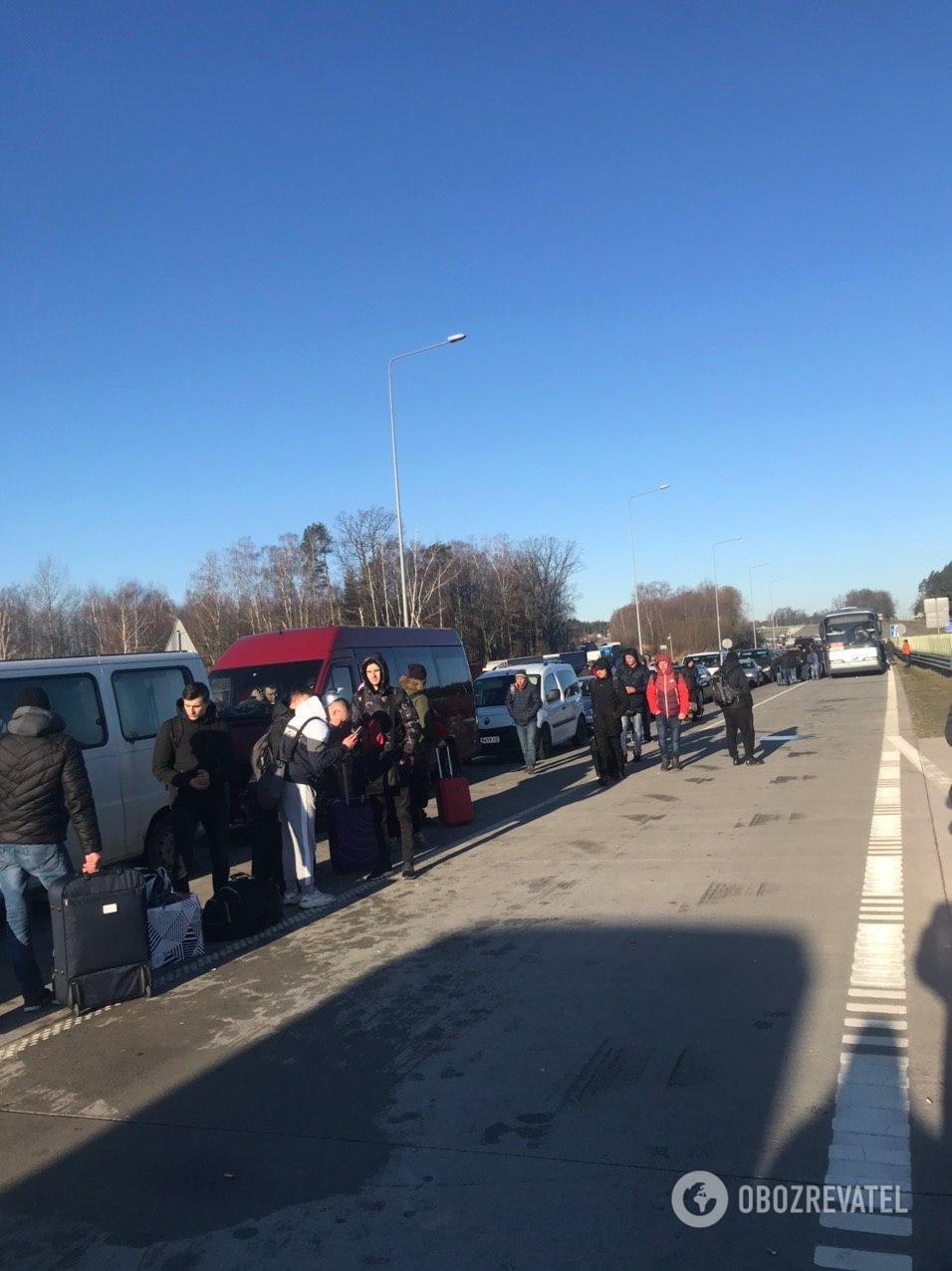 Украинцы устроили забастовку на польской границе