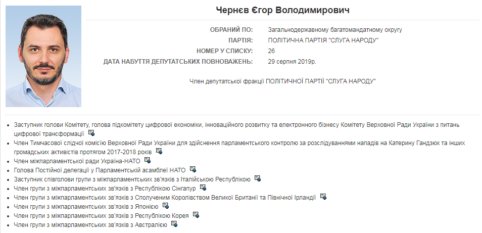 Нардеп от "Слуги народа" Чернев заявил, что коллеги намеренно обваливали рейтинг Зеленского