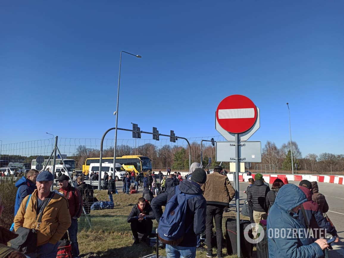 Ситуация на польской границе 15 марта