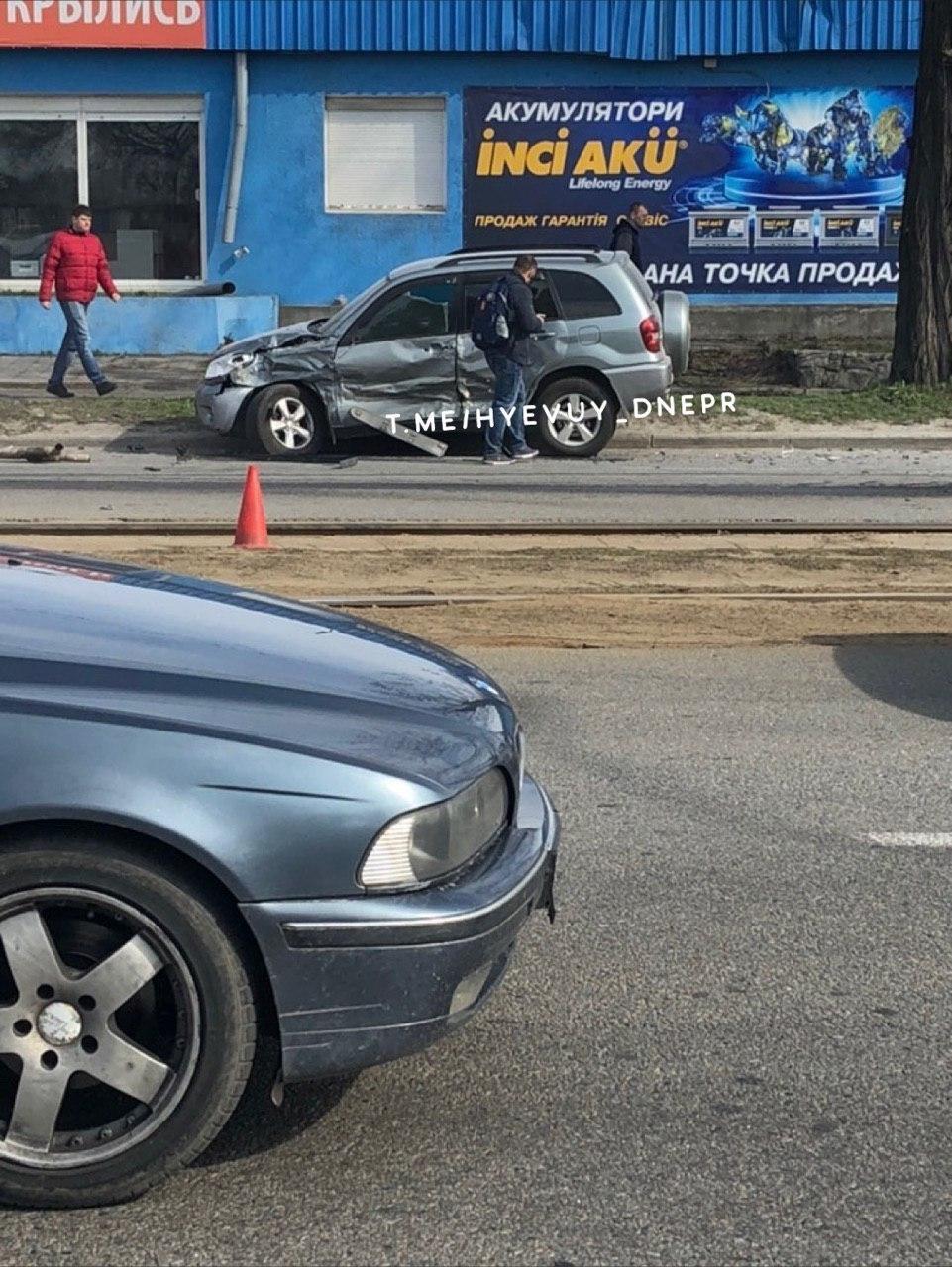 ДТП на Богдана Хмельницького в Дніпрі