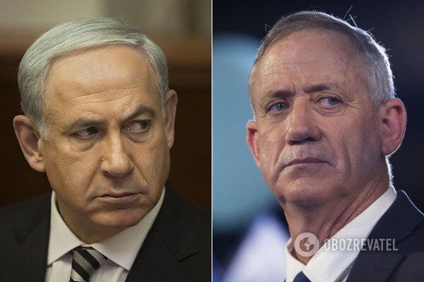 Нетаньяху і Ганц