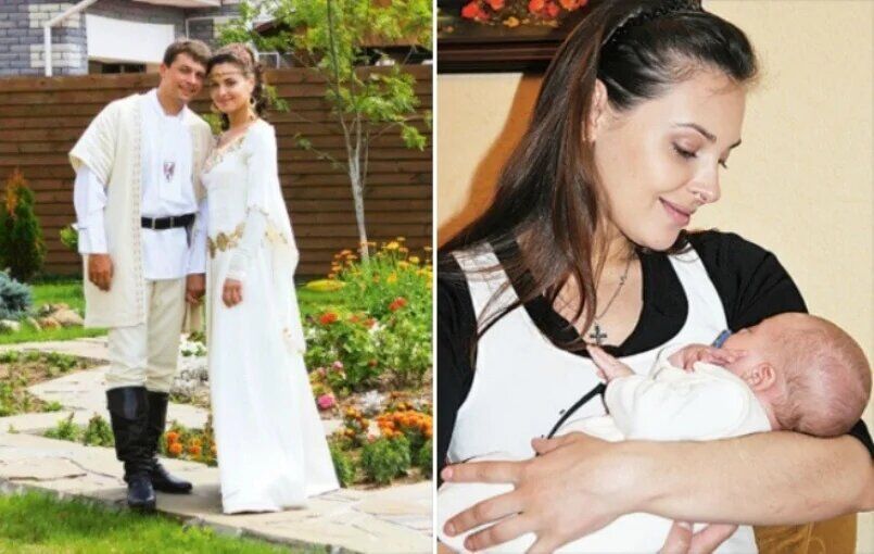 Ольга з чоловіком і з сином