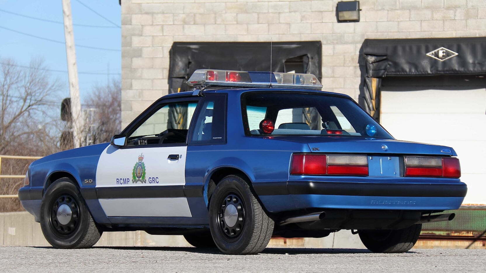 1989 Ford Mustang SSP Police Car