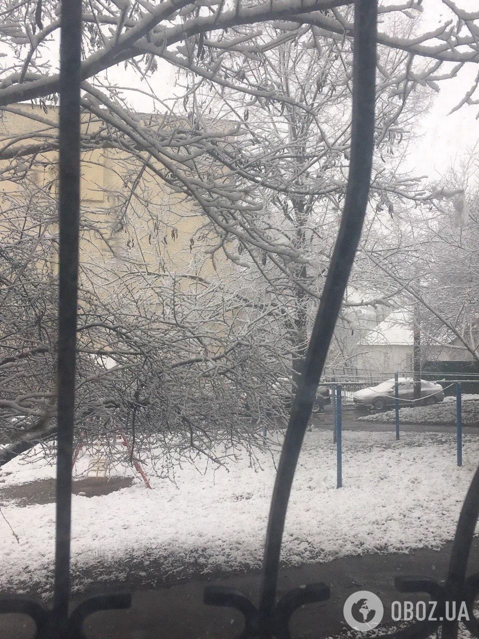 Сніг у Києві, Солом’янський район
