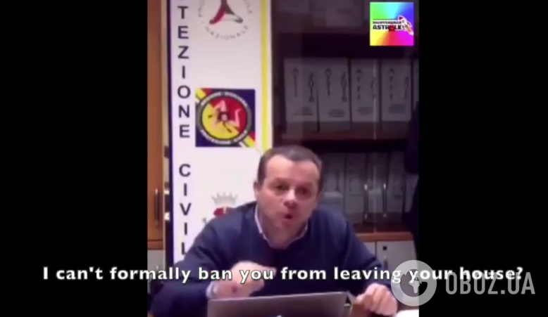 В Италии чиновники эмоционально призывают людей соблюдать карантин