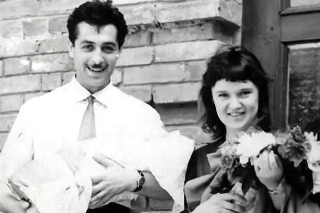 Борис Андроникашвили и Людмила Гурченко с дочерью Марией