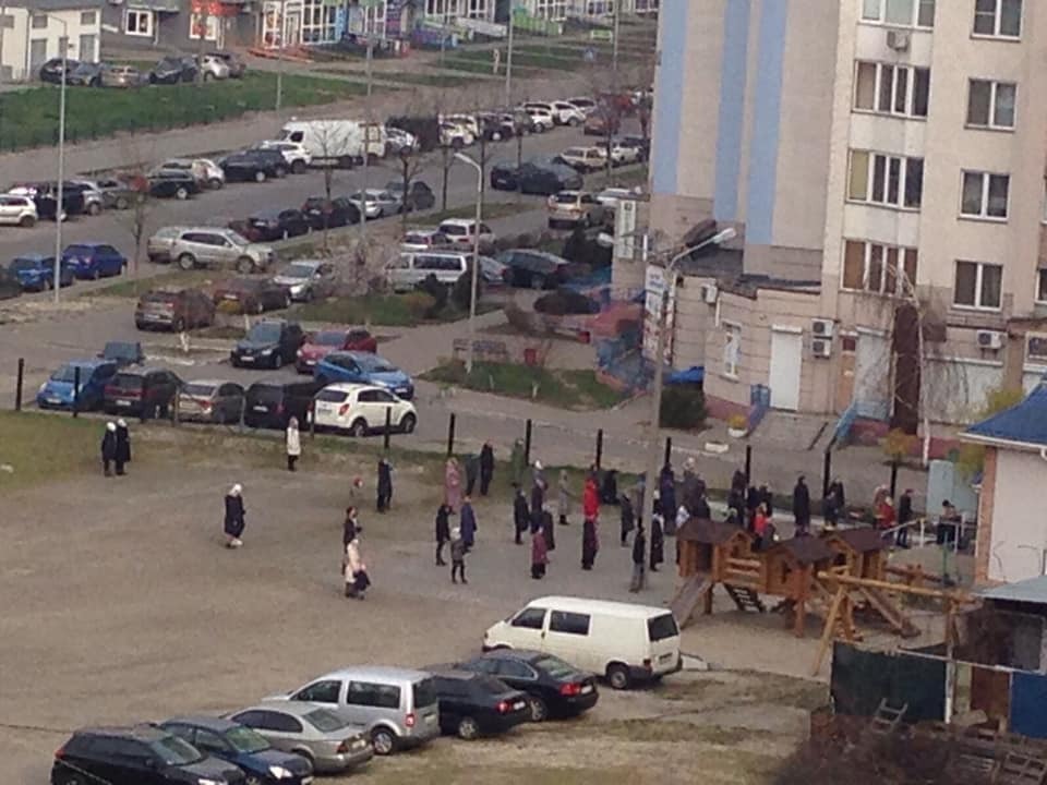 В Киеве нарушают карантин