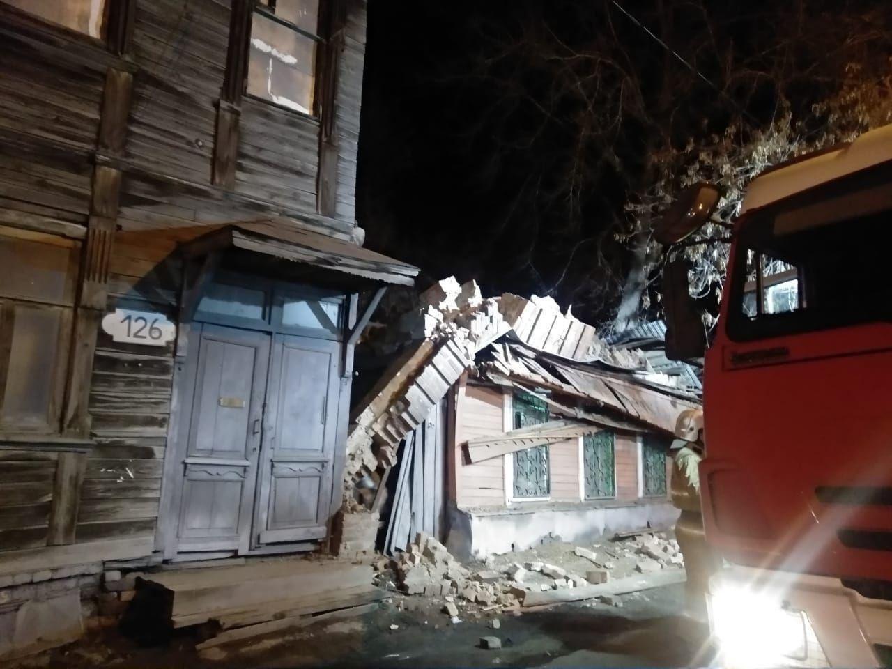 Фото обрушенного дома в Самаре