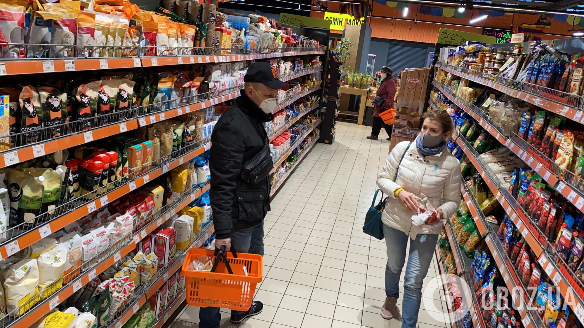 В магазинах Киева исчез ажиотаж