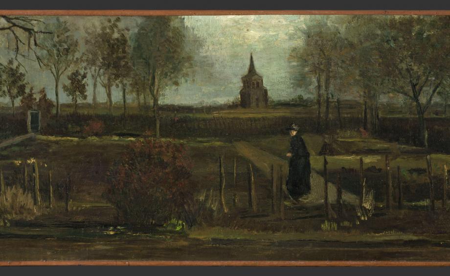 Картина Ван Гога "Весенний сад"