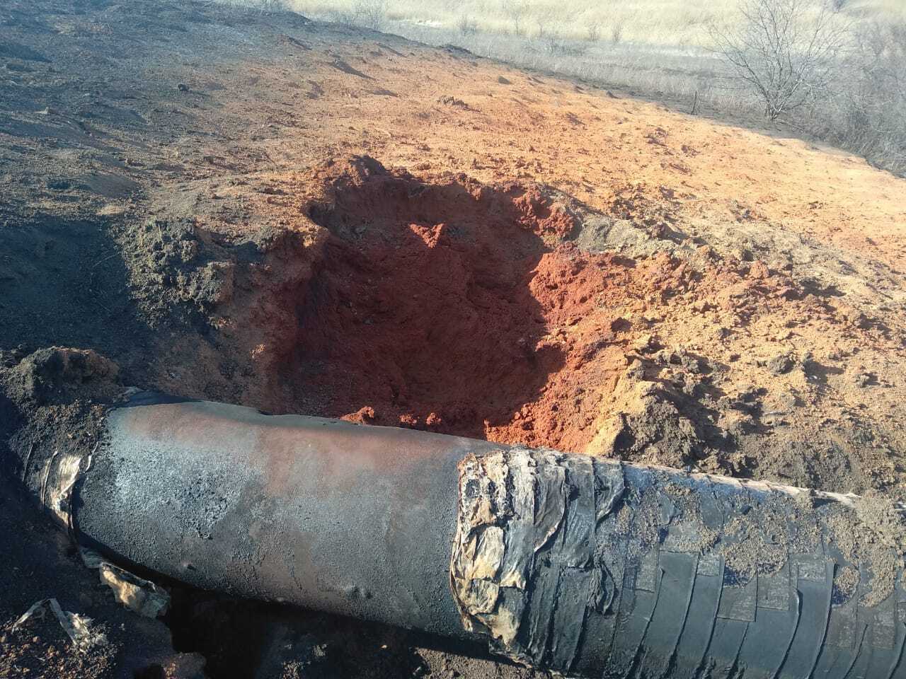 На Донбасі терористи пошкодили газопровід