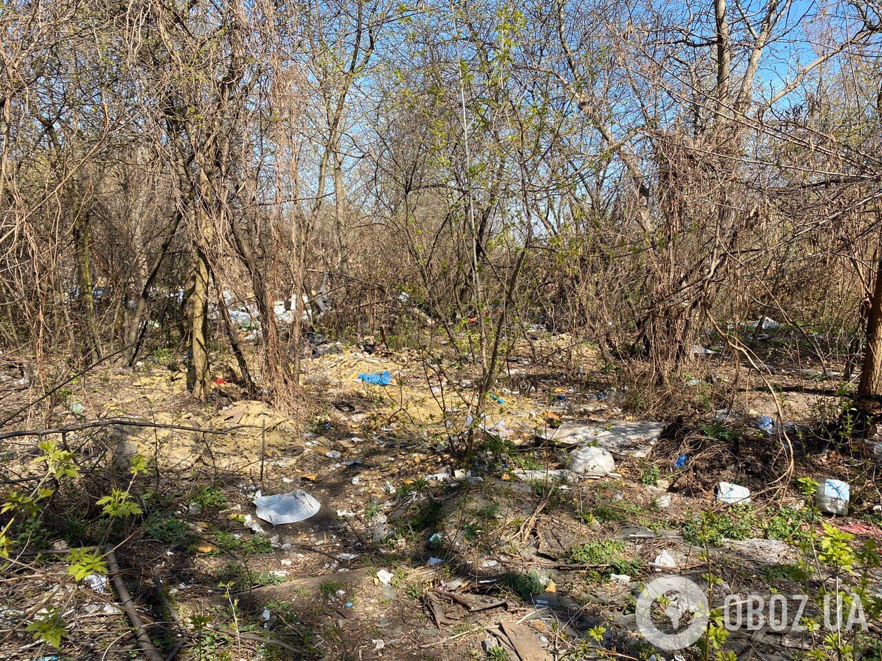 Грязь и мусор в Дарницком районе Киева