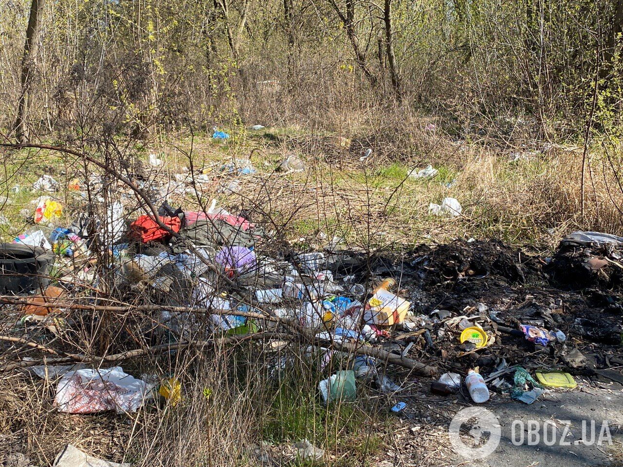 Грязь и мусор в Дарницком районе Киева