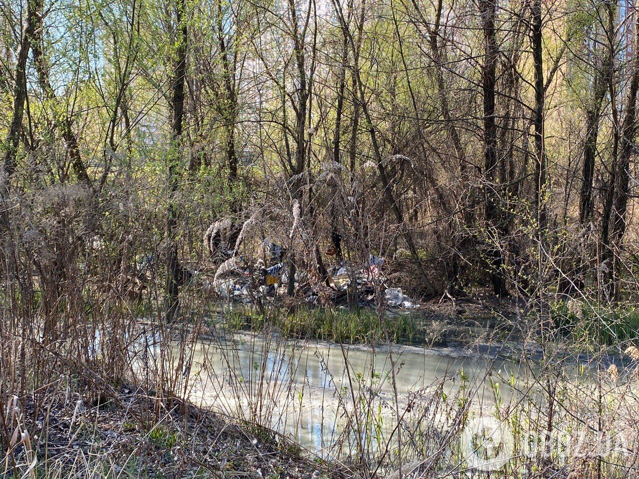 Грязь и мусор в Дарницком районе Киева