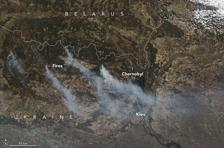 Пожежі в Чорнобилі 8 квітня