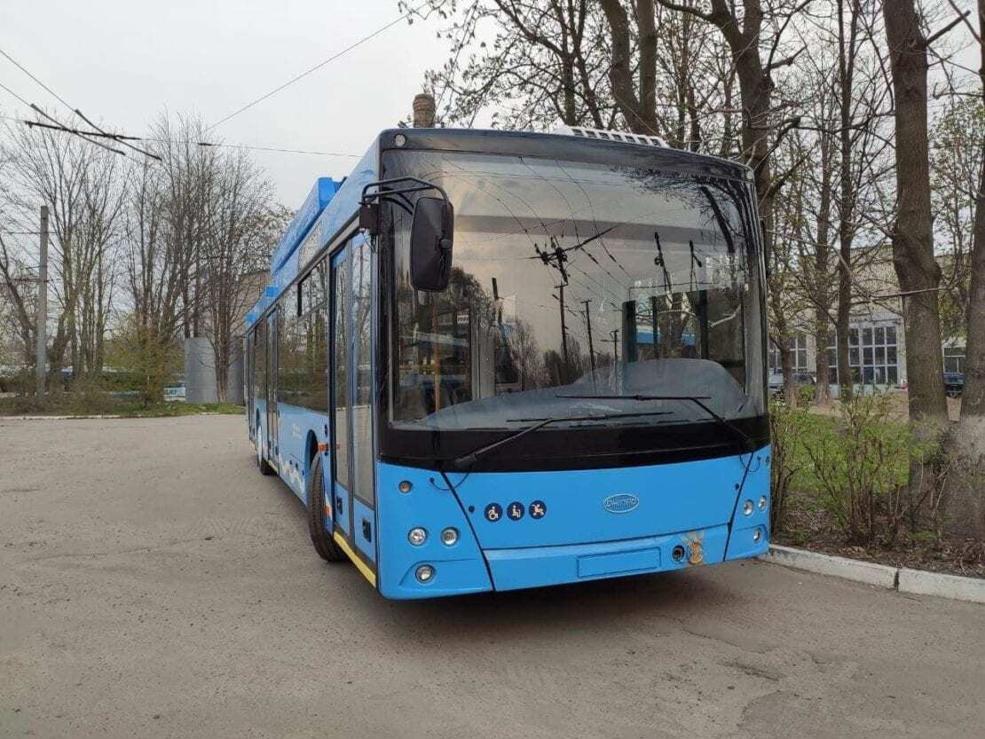 Днепр получил 6 новых троллейбусов производства ЮЖМАШа. Фото