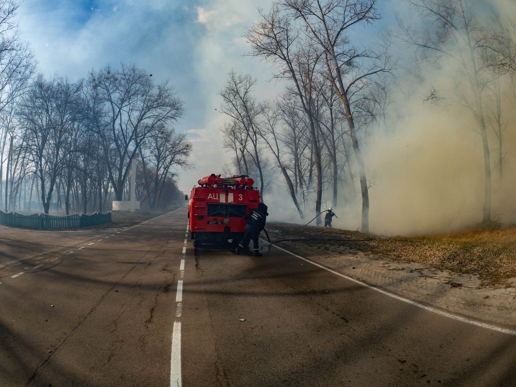 Пожежі у Чорнобильській зоні відчуження