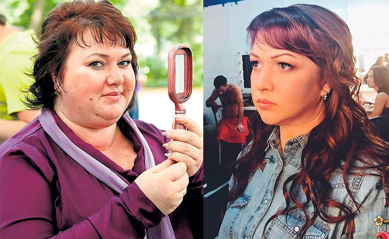 Ольга Картункова до и после похудения