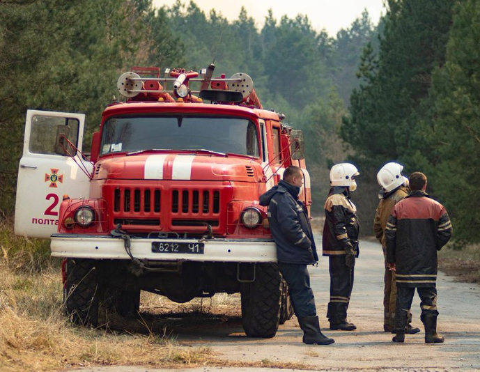 Пожежі у Чорнобилі